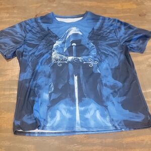 Amazon Blue Graphic Short Sleeve Tee